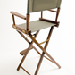 Bar Height (30″) Director’s Chair – Walnut Finish