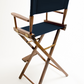 Bar Height (30″) Director’s Chair – Walnut Finish