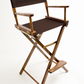 Bar Height (30″) Director’s Chair – Walnut Finish
