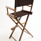 Bar Height (30″) Director’s Chair – Walnut Finish