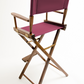 Bar Height (30″) Director’s Chair – Walnut Finish