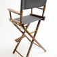 Bar Height (30″) Director’s Chair – Walnut Finish