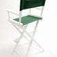 Bar Height (30″) Director’s Chair – White Finish