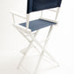 Bar Height (30″) Director’s Chair – White Finish