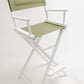 Bar Height (30″) Director’s Chair – White Finish