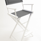 Bar Height (30″) Director’s Chair – White Finish