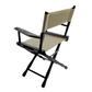 Table Height (18″) Director’s Chair – Gold Medal Classic Black Finish