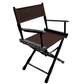 Table Height (18″) Director’s Chair – Gold Medal Classic Black Finish