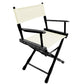Table Height (18″) Director’s Chair – Gold Medal Classic Black Finish