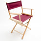 Table Height (18″) Director’s Chair – Gold Medal Classic Natural Finish