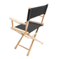 Table Height (18″) Director’s Chair – Gold Medal Classic Natural Finish