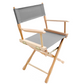Table Height (18″) Director’s Chair – Gold Medal Classic Natural Finish