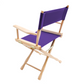 Table Height (18″) Director’s Chair – Gold Medal Classic Natural Finish