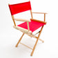Table Height (18″) Director’s Chair – Gold Medal Classic Natural Finish