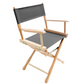 Table Height (18″) Director’s Chair – Gold Medal Classic Natural Finish