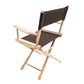 Table Height (18″) Director’s Chair – Gold Medal Classic Natural Finish