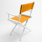 Table Height (18″) Director’s Chair – Gold Medal Classic White Finish