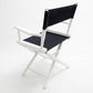 Table Height (18″) Director’s Chair – Gold Medal Classic White Finish