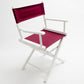 Table Height (18″) Director’s Chair – Gold Medal Classic White Finish