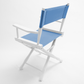 Table Height (18″) Director’s Chair – Gold Medal Classic White Finish