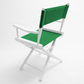 Table Height (18″) Director’s Chair – Gold Medal Classic White Finish