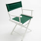 Table Height (18″) Director’s Chair – Gold Medal Classic White Finish