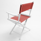 Table Height (18″) Director’s Chair – Gold Medal Classic White Finish