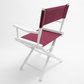Table Height (18″) Director’s Chair – Gold Medal Classic White Finish