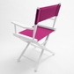 Table Height (18″) Director’s Chair – Gold Medal Classic White Finish