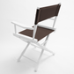 Table Height (18″) Director’s Chair – Gold Medal Classic White Finish