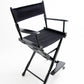 Counter Height (24″) Director’s Chair – Gold Medal Classic Black Finish