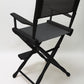 Counter Height (24″) Director’s Chair – Gold Medal Classic Black Finish