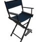 Counter Height (24″) Director’s Chair – Gold Medal Classic Black Finish