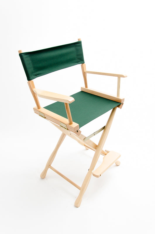 Counter Height (24″) Director’s Chair – Gold Medal Classic Natural Finish
