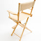 Counter Height (24″) Director’s Chair – Gold Medal Classic Natural Finish