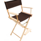 Counter Height (24″) Director’s Chair – Gold Medal Classic Natural Finish