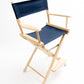 Counter Height (24″) Director’s Chair – Gold Medal Classic Natural Finish