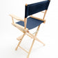 Counter Height (24″) Director’s Chair – Gold Medal Classic Natural Finish