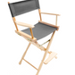 Counter Height (24″) Director’s Chair – Gold Medal Classic Natural Finish