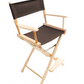 Counter Height (24″) Director’s Chair – Gold Medal Classic Natural Finish