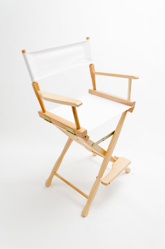 Counter Height (24″) Director’s Chair – Gold Medal Classic Natural Finish