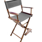 Counter Height (24″) Director’s Chair – Gold Medal Classic Walnut Finish