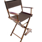Counter Height (24″) Director’s Chair – Gold Medal Classic Walnut Finish