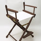 Counter Height (24″) Director’s Chair – Gold Medal Classic Walnut Finish