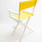 Counter Height (24″) Director’s Chair – Gold Medal Classic White Finish