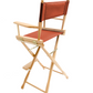 Bar Height (30″) Director’s Chair – Gold Medal Classic Natural Finish