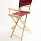 Bar Height (30″) Director’s Chair – Gold Medal Classic Natural Finish