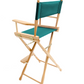 Bar Height (30″) Director’s Chair – Gold Medal Classic Natural Finish