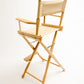 Bar Height (30″) Director’s Chair – Gold Medal Classic Natural Finish