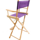 Bar Height (30″) Director’s Chair – Gold Medal Classic Natural Finish